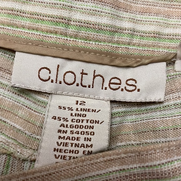C.l.o.t.h.e.s. Linen blend pants - Picture 2 of 7